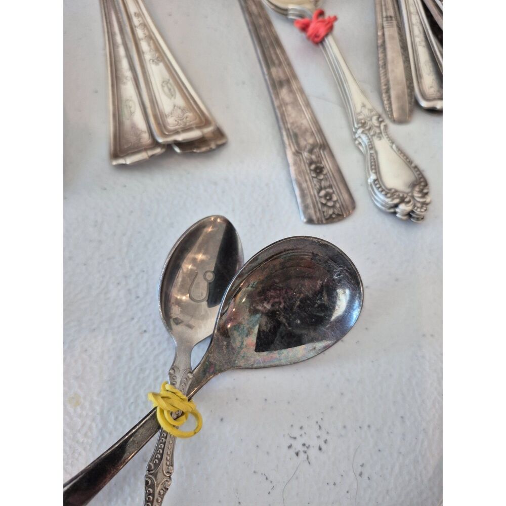 Vintage Silverplate Baby Spoon/ Mid-Century Baby Feeders